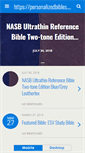 Mobile Screenshot of personalizedbibles.com